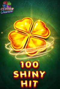 100 shiny hit slot logo